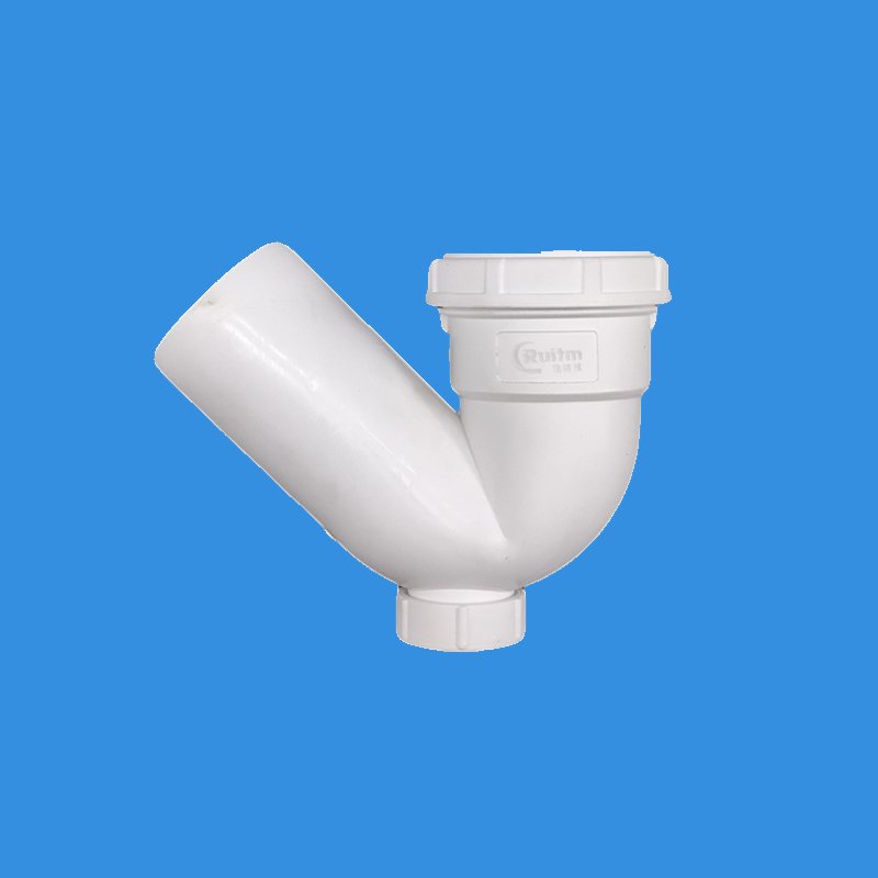 存水彎(帶檢)丨HDPE螺旋壓蓋連接靜音管