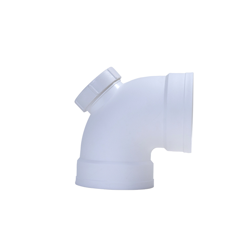 90°彎頭帶檢丨h(huán)dpe熱熔承插靜音管